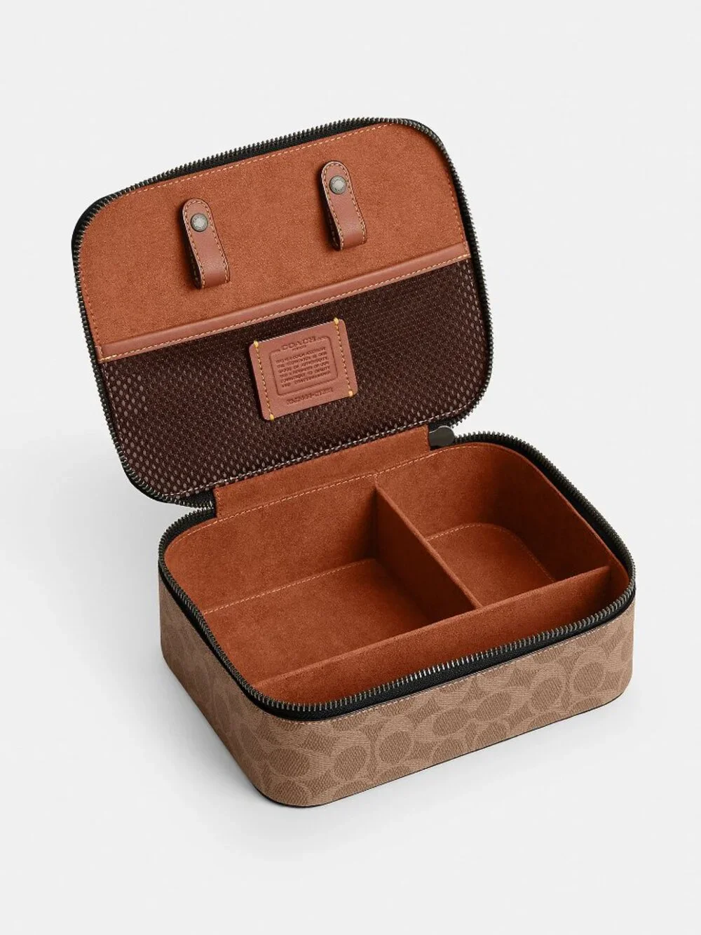 Coach Tech Organizer In Colorblock Signature Canvas